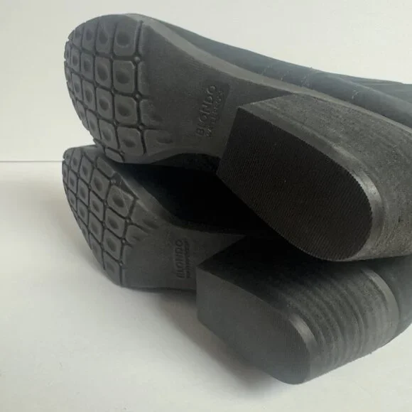 Blondo Womens Valli 2.0 Bootie Black Nubuck Size 8.5 M
